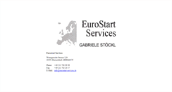 Desktop Screenshot of eurostart-services.de